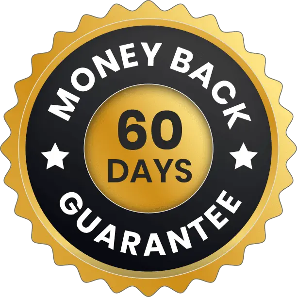 KlaroNail 60-day 100% money-back guarantee badge