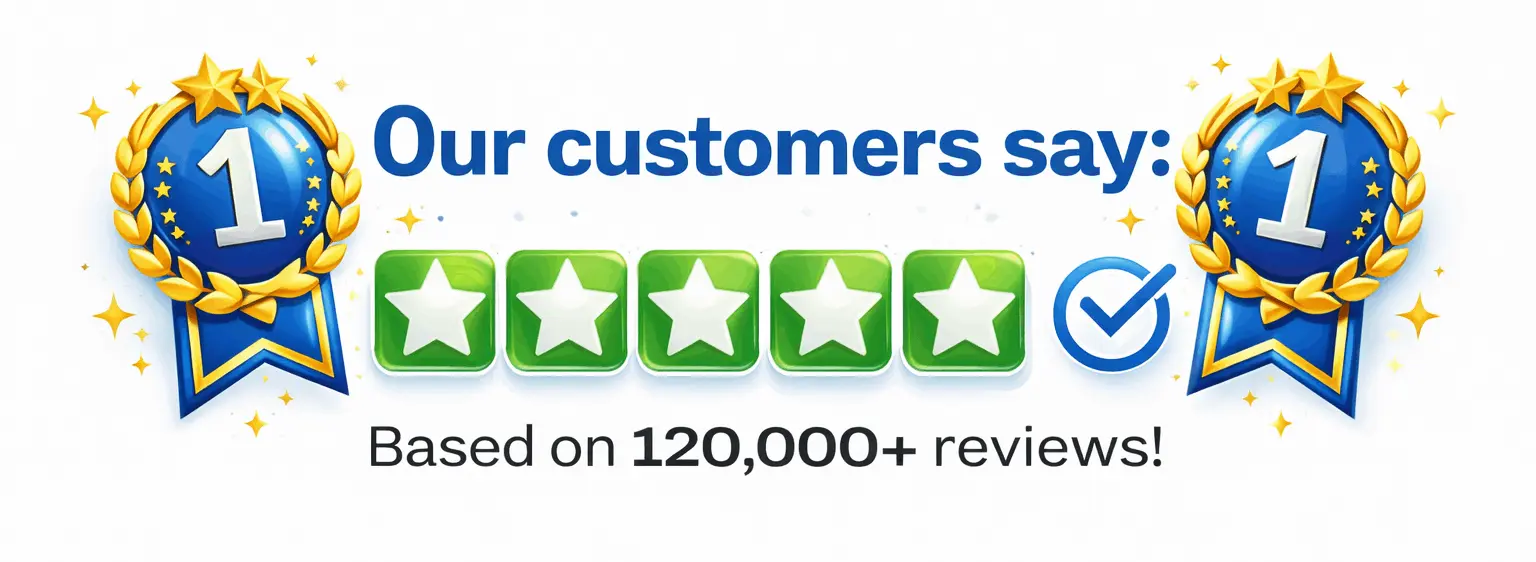 KlaroNail 5-star customer rating and highly recommended badge