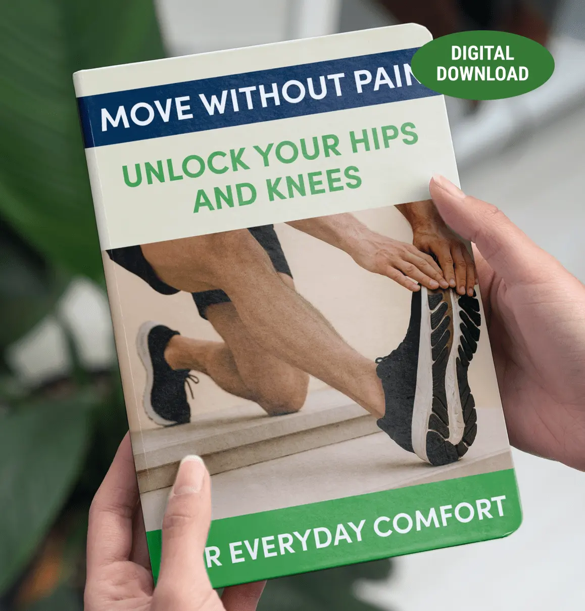 Move Without Pain ebook — free KlaroNail hip and knee mobility bonus